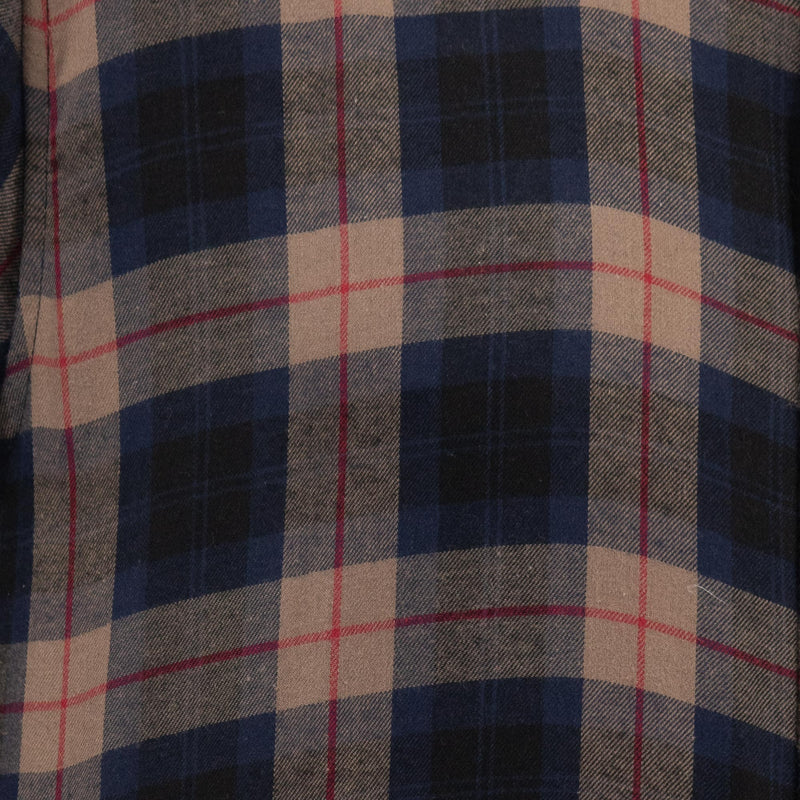 Camisa de Franela de Cuadros Café Manga Larga 2410277