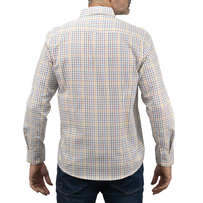 Camisa Bambú de Cuadros Multicolor con Manga Larga 2413015