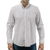 Camisa de Manga Larga Cuadros Multicolor 100% Algodón 2413033