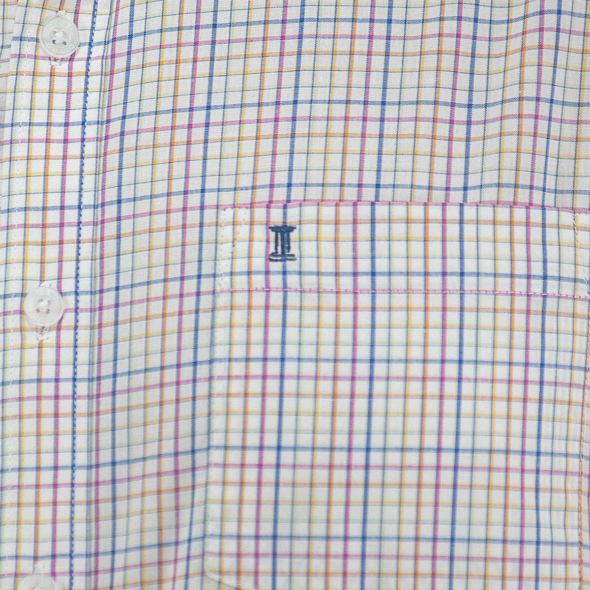 Camisa de Manga Larga Cuadros Multicolor 100% Algodón 2413033