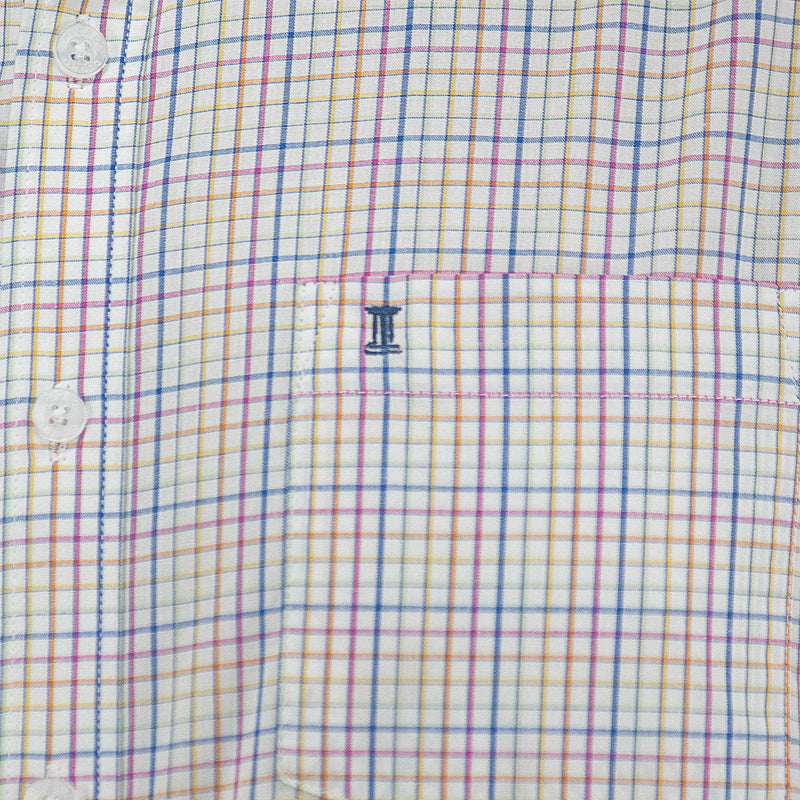 Camisa de Manga Larga Cuadros Multicolor 100% Algodón 2413033