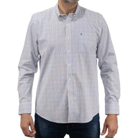 Camisa de Manga Larga Cuadros Multicolor 100% Algodón 2413034