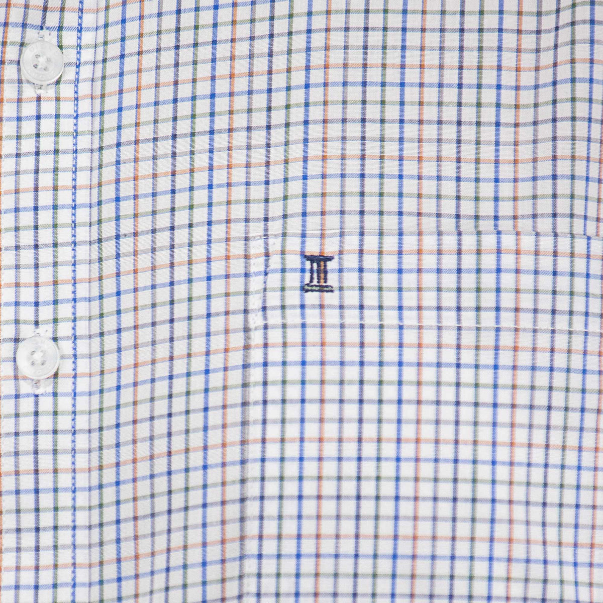Camisa de Manga Larga Cuadros Multicolor 100% Algodón 2413034