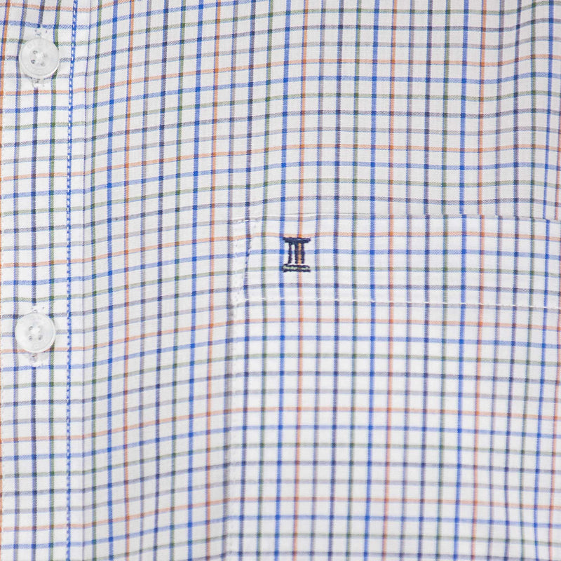 Camisa de Manga Larga Cuadros Multicolor 100% Algodón 2413034