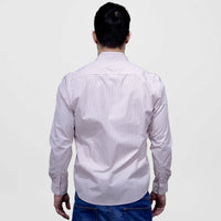 Camisa Multicolor de Bambú Manga Larga de Caballero
