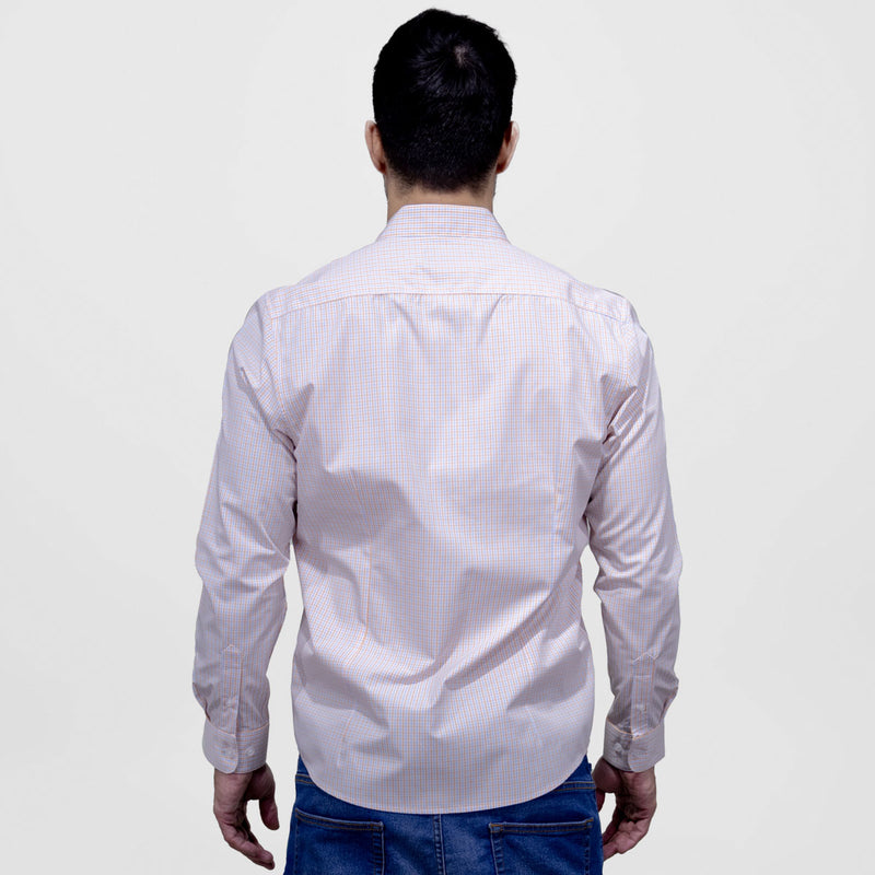 Camisa Multicolor de Bambú Manga Larga de Caballero