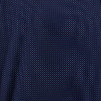 Camisa Azul con Estampado de Manga Corta 100% Algodón Talla Extra 2502018