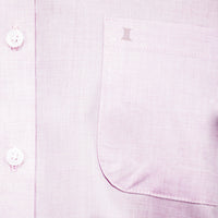 Camisa de Manga Corta Rayas Rosa 100% Algodón Talla Extra 2502022