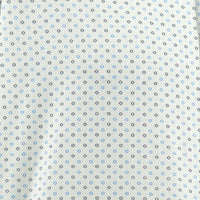 Camisa Blanca con Estampado de Manga Corta 100% Algodón Talla Extra 2504032