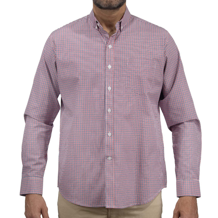 Camisa de Cuadros Roja con Manga Larga 2505029