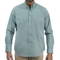 Camisa de Cuadros Verde con Manga Larga 2505030