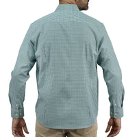 Camisa de Cuadros Verde con Manga Larga 2505030