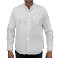Camisa Blanca Estampado con Manga Corta 2505031