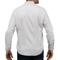 Camisa Blanca Estampado con Manga Corta 2505031