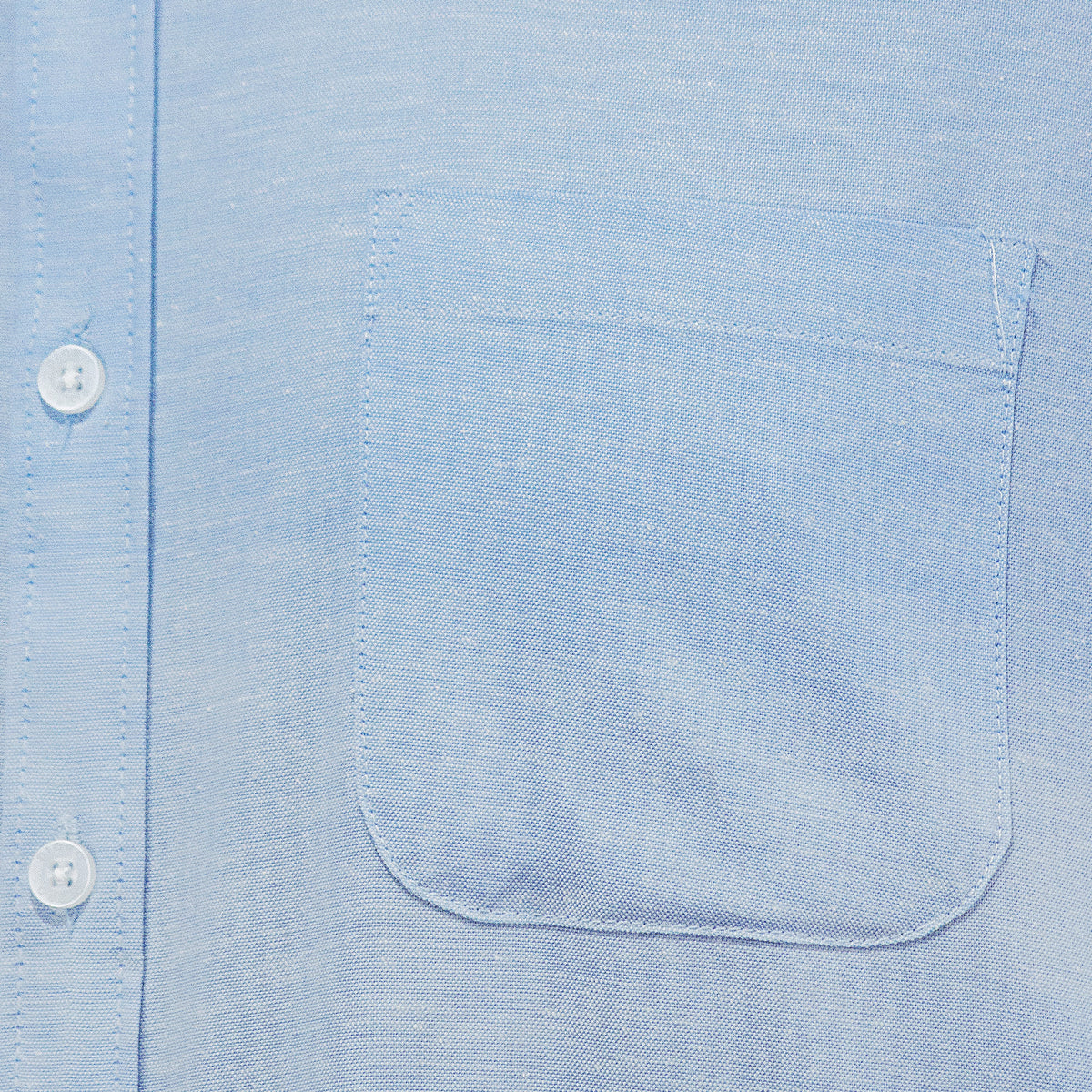 Camisa Azul Lisa con Manga Larga 100% Algodón 2505039
