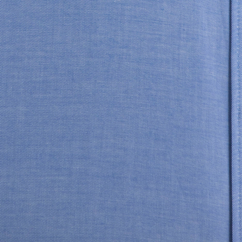 Camisa Azul Lisa con Manga Corta 100% Algodón 2505043 Talla Extra