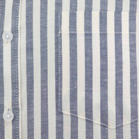 Camisa Rayas Gris con Manga Larga 100% Algodón 2505045