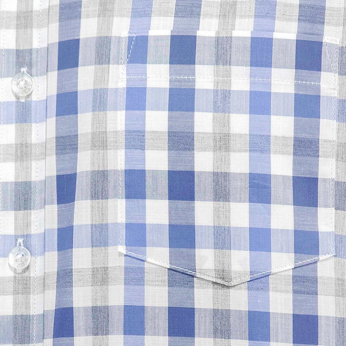 Camisa Cuadros Azul con Manga Larga 100% Algodón 2505047
