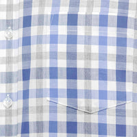 Camisa Cuadros Azul con Manga Larga 100% Algodón 2505047