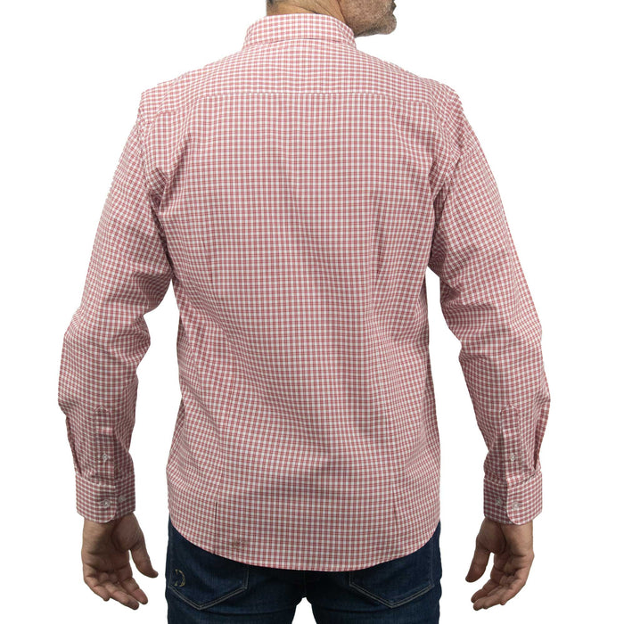 Camisa Roja de Cuadros con Manga Larga 100% Algodón 2505049