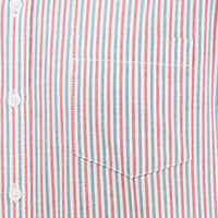 Camisa Rayas Roja con Manga Larga 100% Algodón 2505052