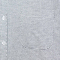 Camisa Gris Lisa con Manga Larga 100% Algodón 2505054
