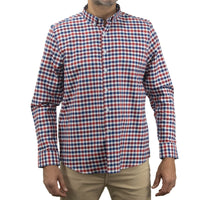 Camisa de Cuadros Roja con Manga Larga 100% Algodón 2505057