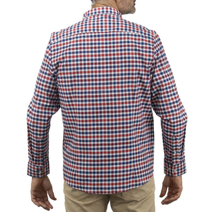 Camisa de Cuadros Roja con Manga Larga 100% Algodón 2505057