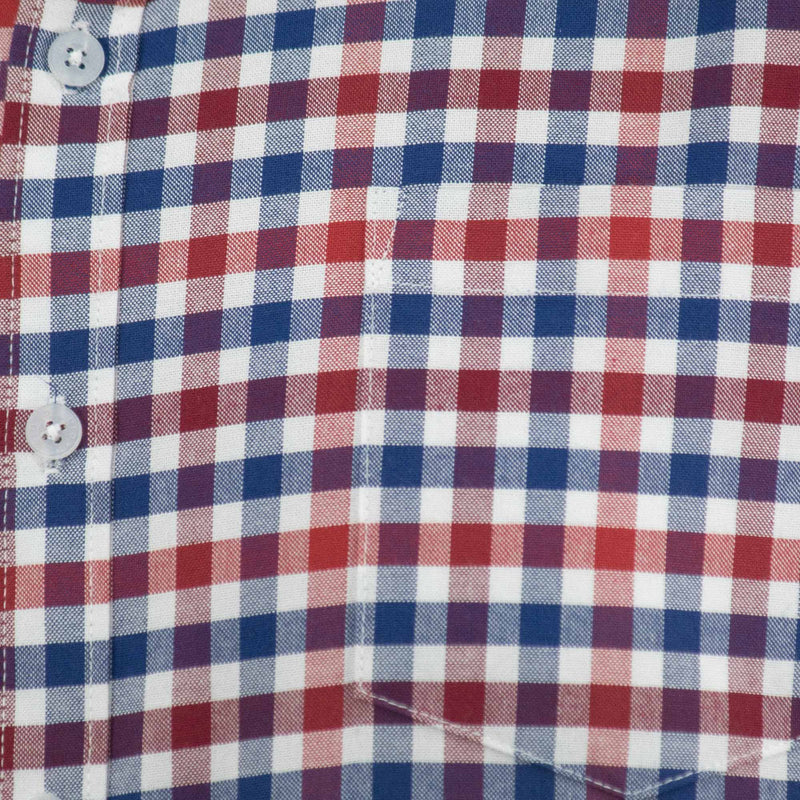 Camisa de Cuadros Roja con Manga Larga 100% Algodón 2505057