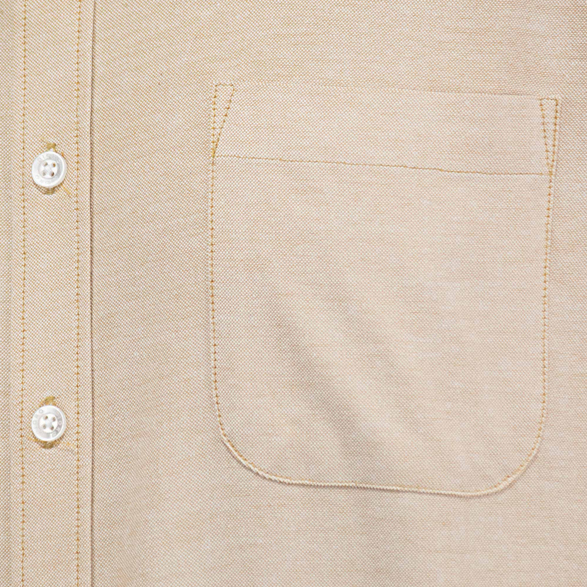 Camisa Caqui Lisa con Manga Larga 100% Algodón 2505061