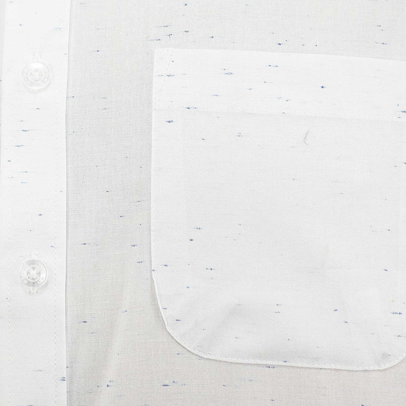Camisa Lisa Blanca con Manga Larga 100% Algodón 2505065