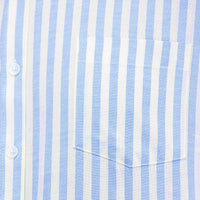 Camisa Rayas Azul con Manga Larga 100% Algodón 2505066