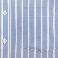 Camisa Rayas Azul con Manga Larga 100% Algodón 2505069
