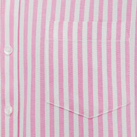 Camisa Rayas Rosa con Manga Larga 100% Algodón 2505074