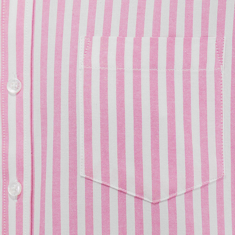 Camisa Rayas Rosa con Manga Larga 100% Algodón 2505074