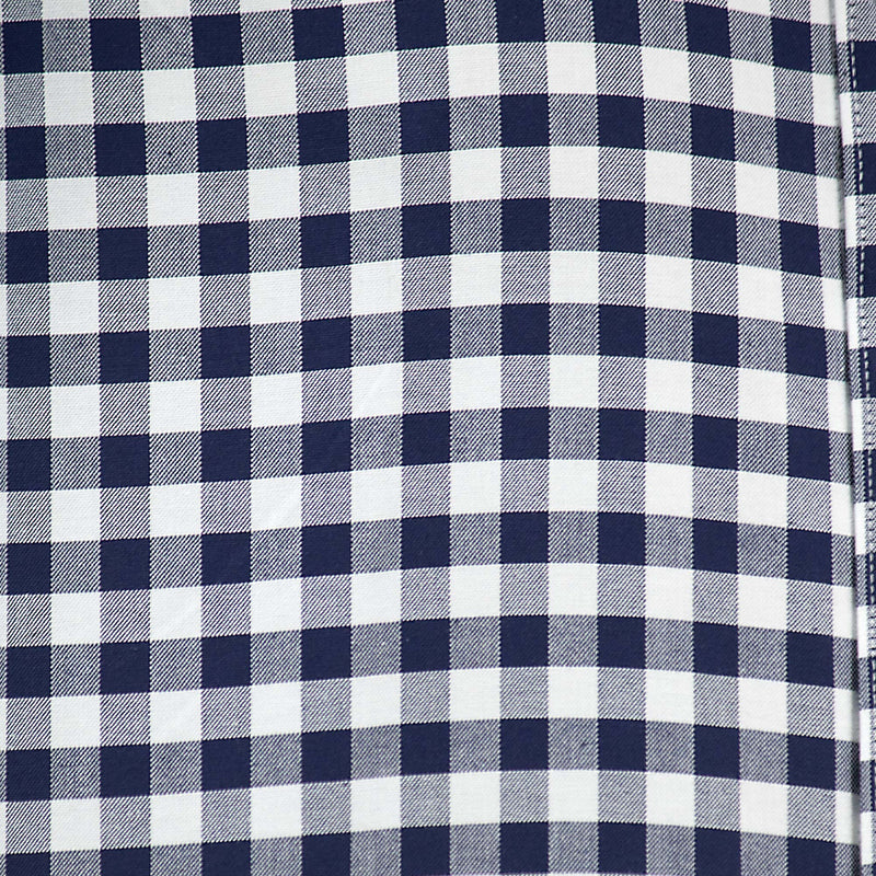 Camisa de Cuadros Azul con Manga Corta 100% Algodón 2505079