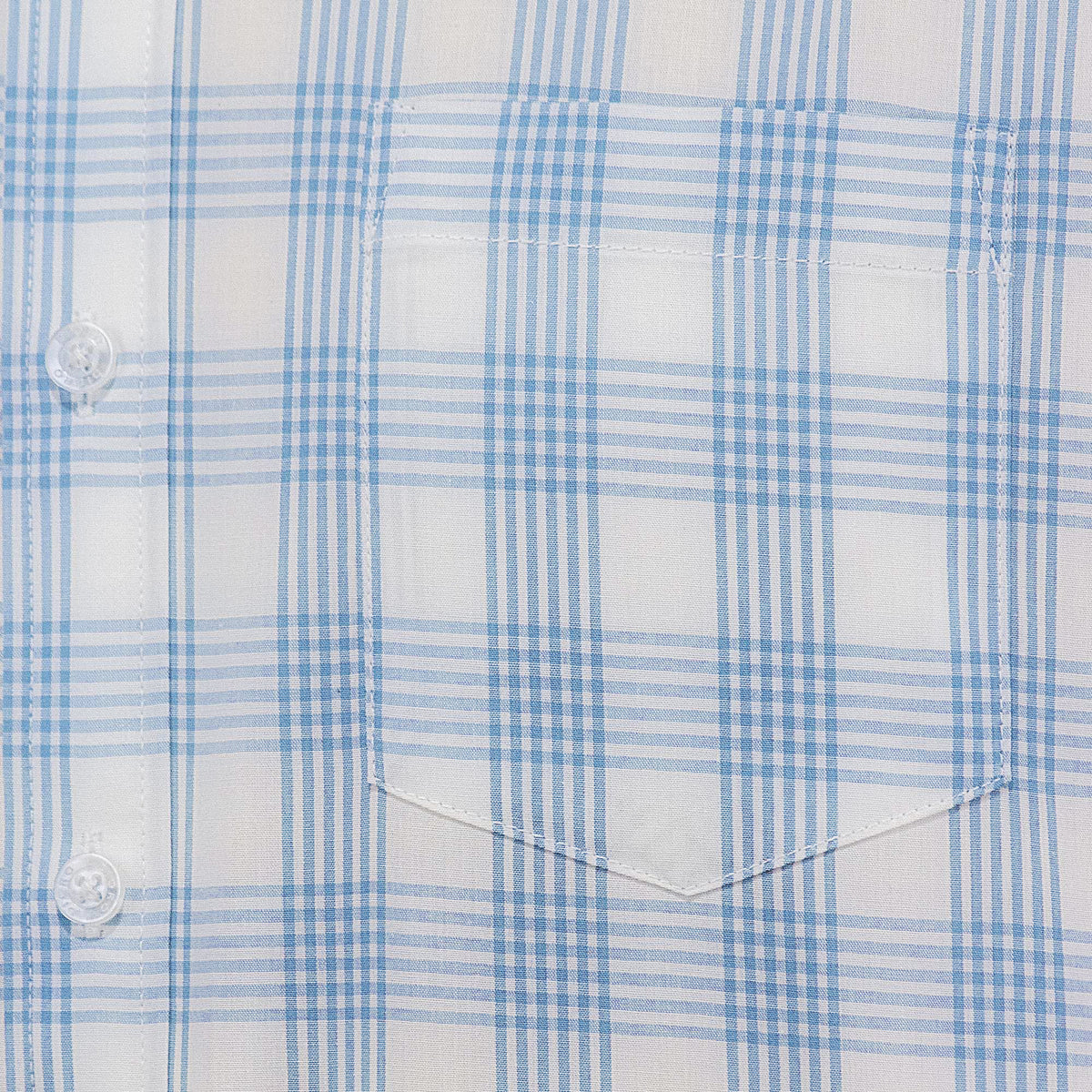 Camisa Cuadros Azul con Manga Corta 100% Algodón 2505083
