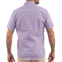 Camisa Roja de Cuadros con Manga Corta 100% Algodón 2505086