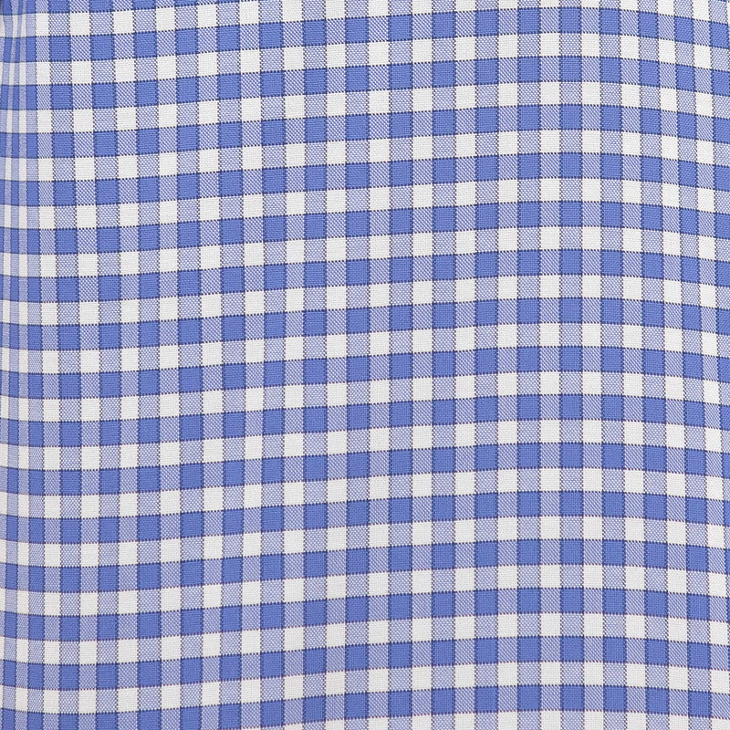 Camisa de Cuadros Azul con Manga Corta 100% Algodón 2505091