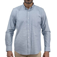Camisa de Cuadros Azul con Manga Larga 100% Algodón 2505093