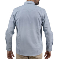 Camisa de Cuadros Azul con Manga Larga 100% Algodón 2505093
