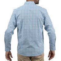 Camisa de Cuadros Azul con Manga Larga 100% Algodón 2505095