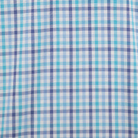 Camisa de Cuadros Azul con Manga Larga 100% Algodón 2505095