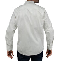 Camisa Rayas Azul con Manga Larga 100% Algodón 2505096
