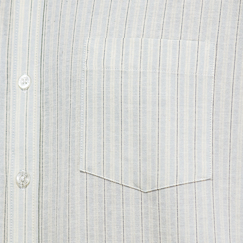 Camisa Rayas Azul con Manga Larga 100% Algodón 2505096