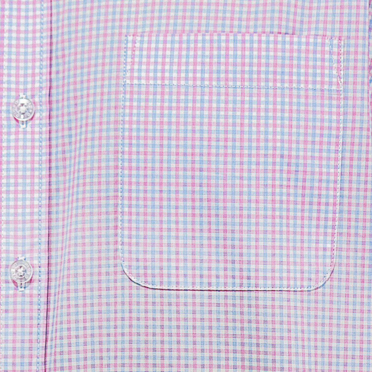 Camisa Cuadros Rosa con Manga Larga 100% Algodón 2506097