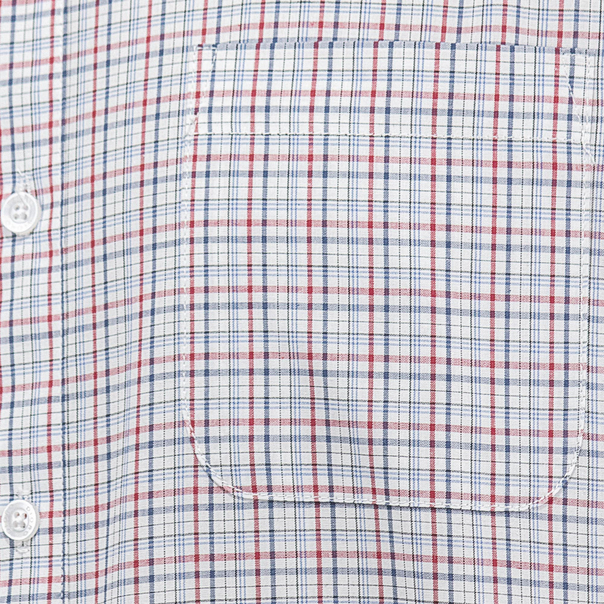 Camisa Cuadros Azul con Manga Larga 100% Algodón 2506100