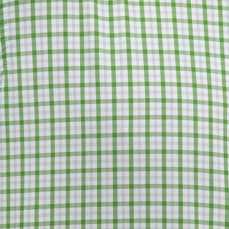 Camisa de Cuadros Verde con Manga Larga 100% Algodón 2506102