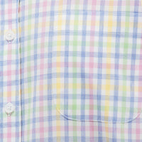Camisa Cuadros Multicolor con Manga Larga 100% Algodón 2506103