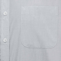 Camisa de Vestir Gris Manga Larga 100% Algodón 2506104